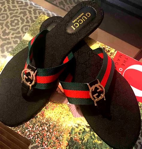 gucci flip flops hot pink|Gucci inspired flip flops.